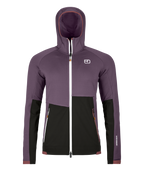 FLEECE RIB HOODY mujer