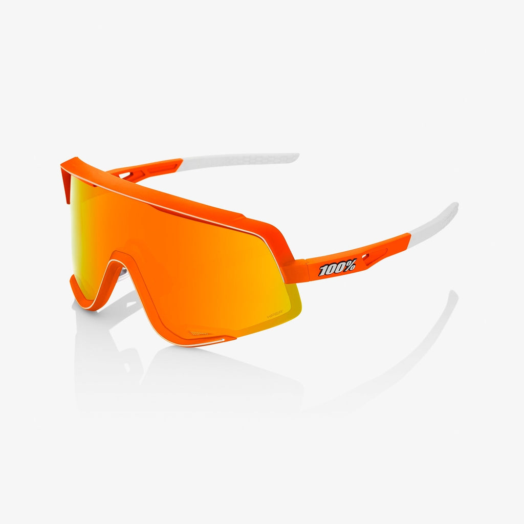 GLENDALE - Soft Tact Naranja Neón - Lente Espejo Multicapa HiPER Rojo