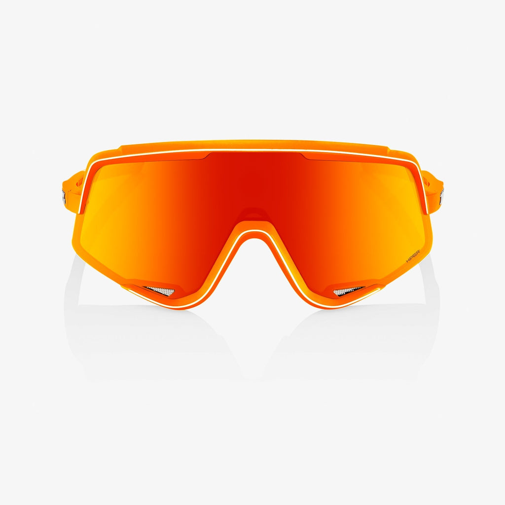 GLENDALE - Soft Tact Naranja Neón - Lente Espejo Multicapa HiPER Rojo