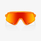 GLENDALE - Soft Tact Naranja Neón - Lente Espejo Multicapa HiPER Rojo