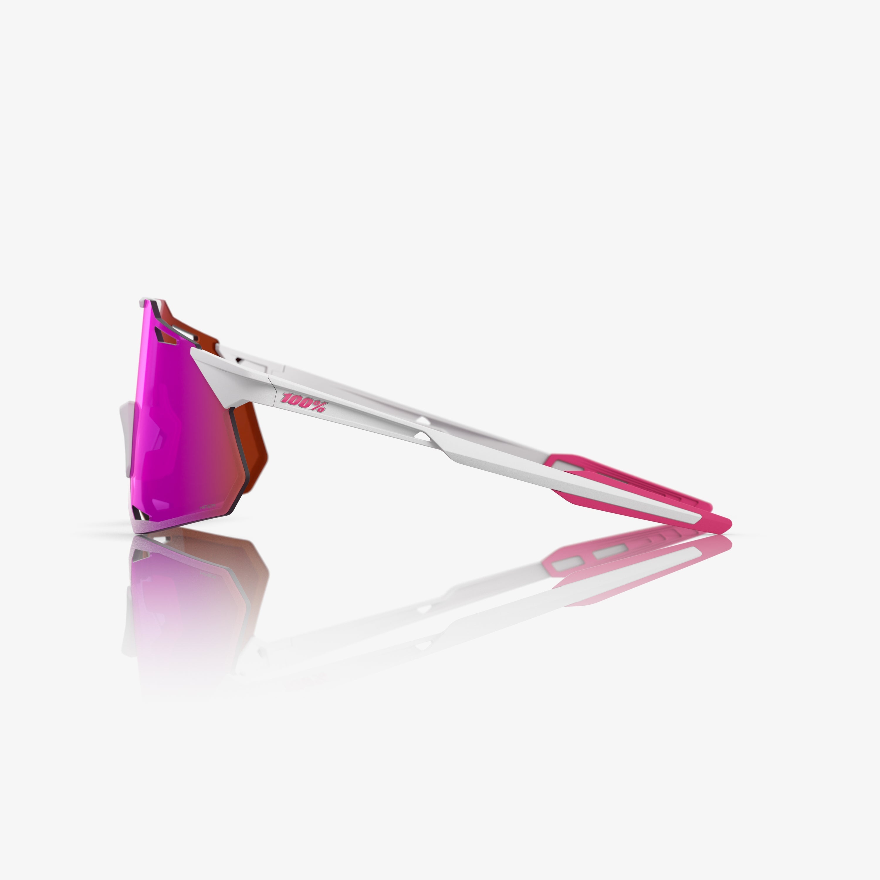 HYPERCRAFT XS Blanco Mate/Rosa con Lente HiPER Vital Pink Mirror