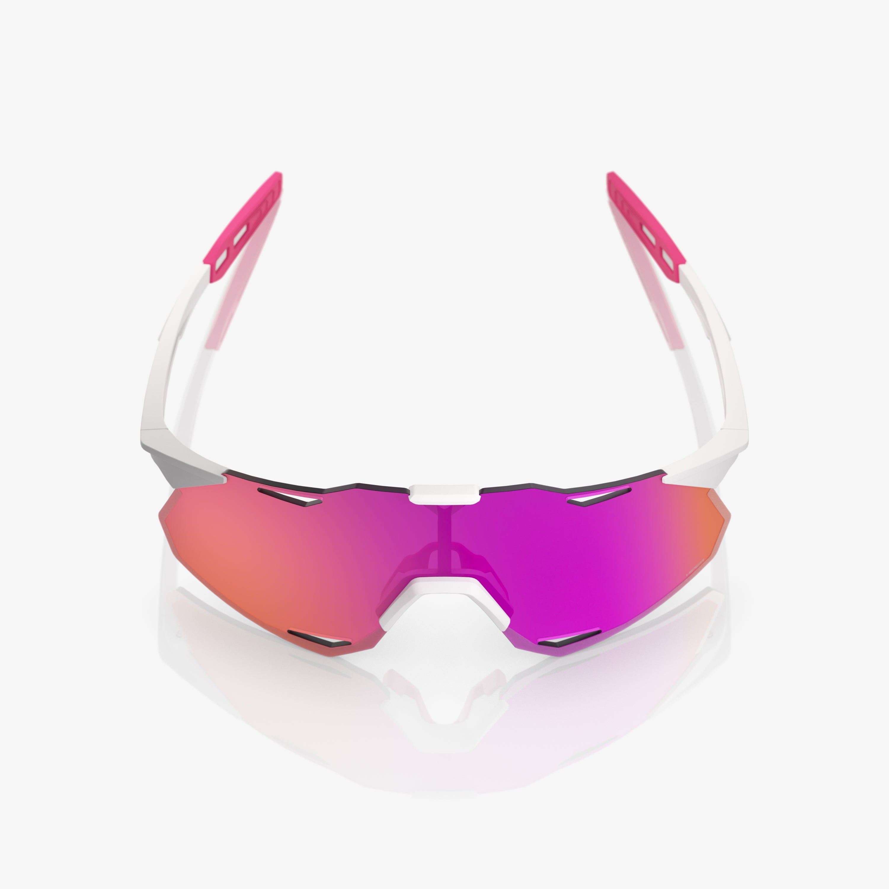 HYPERCRAFT XS Blanco Mate/Rosa con Lente HiPER Vital Pink Mirror
