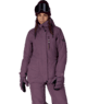 WOMENS SPIRIT™ INSULATED JACKET - BLACK PLUM GRID CORDUROY