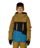 BOYS GEO™ INSULATED JACKET - BRONZE COLORBLOCK