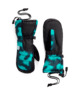 Youth Unisex Heat Insulated Mitt - DEEP GREEN DARK SKIES COLORBLK