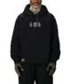 MENS WATERPROOF TEAM HOODY - BLACK PRINT