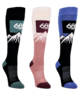 686 WOMENS SNOW CAPS SOCK 3-PACK - ASSORTED 2
