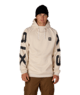 MENS BONDED FLEECE HOODY - LIMESTONE
