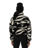 WOMENS OUTPOST SHERPA JACKET - BLACK VAPORS
