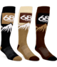 686 MENS SNOW CAPS SOCKS - 3 PACK - ASSORTED 2