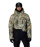 MENS GEO™ INSULATED JACKET - KHAKI GRUNGE COLORBLOCK