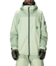 MENS 686 HUF DOUBLE H SHELL JACKET - HUF GREEN COLORBLOCK