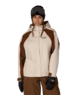 WOMENS HOLOGRAM™ SHELL JACKET - LIMESTONE COLORBLOCK