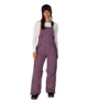 WOMENS BLACK MAGIC™ INSULATED BIB - BLACK PLUM GRID CORDUROY
