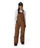 WOMENS BLACK MAGIC™ INSULATED BIB - DARK EARTH DOBBY