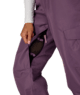 WOMENS AURA™ INSULATED CARGO PANT - BLACK PLUM
