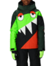 BOYS SNAGGLETOOTH OWEN INSULATED JACKET - BOREALIS GREEN COLORBLOCK
