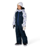 GIRLS SHINE INSULATED ONE-PIECE - BLUE PORCELAIN COLORBLOCK