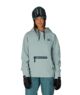 WOMENS WATERPROOF HOODY - DUSTY MARINE
