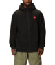 MENS BONDED FLEECE ZIP HOODY - BLACK