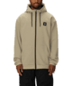 MENS BONDED FLEECE ZIP HOODY - SAGE