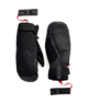 MENS GORE-TEX LINEAR™ UNDER CUFF MITT - BLACK