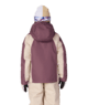 GIRLS HOLOGRAM™ INSULATED JACKET - BLACK PLUM COLORBLOCK