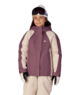 GIRLS HOLOGRAM™ INSULATED JACKET - BLACK PLUM COLORBLOCK