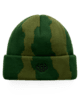 TORN BEANIE - MOSS GREEN