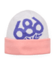 YOUTH WREATH FLEECE LINED BEANIE - WHITE