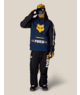 MENS FOX RACING WATERPROOF HOODY - FOX NAVY COLORBLOCK