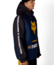 MENS FOX RACING WATERPROOF HOODY - FOX NAVY COLORBLOCK