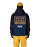 MENS FOX RACING WATERPROOF HOODY - FOX NAVY COLORBLOCK
