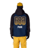 MENS FOX RACING WATERPROOF HOODY - FOX NAVY COLORBLOCK