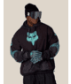 MENS FOX RACING WATERPROOF TEAM HOODY - FOX PALE FIRN