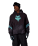 MENS FOX RACING WATERPROOF TEAM HOODY - FOX PALE FIRN