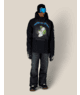 MENS METALLICA WATERPROOF HOODY - METALLICA BLACK