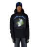 MENS METALLICA WATERPROOF HOODY - METALLICA BLACK