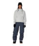 WOMENS WATERPROOF TEAM CROP HOODY - LIMESTONE