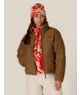 WOMENS GRACIOUS PUFFER JACKET - DARK EARTH