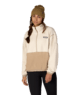 WOMENS CHIMAY FLEECE ANORAK - LIMESTONE COLORBLOCK