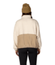 WOMENS CHIMAY FLEECE ANORAK - LIMESTONE COLORBLOCK