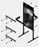 GOGGLE COMPLETE RACK - BLACK