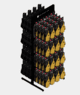 GLOVE COMPLETE RACK - BLACK