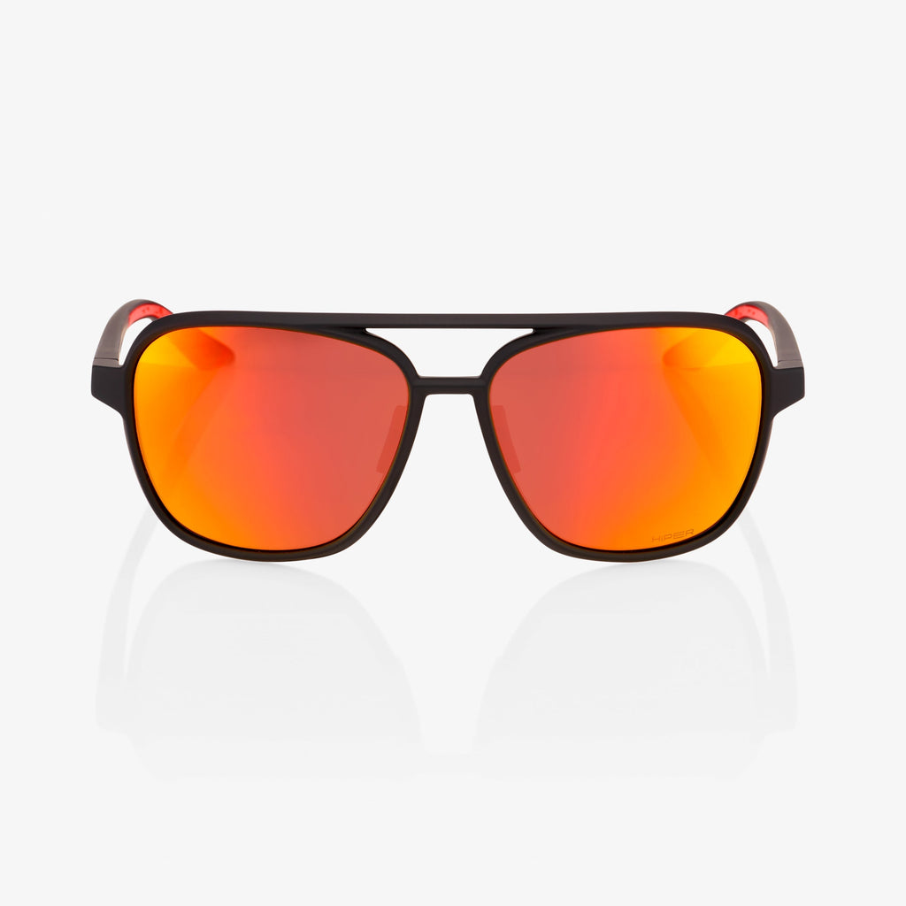 Kasia - Negro Soft Tact - Lente Espejo Multicapa HiPER Rojo