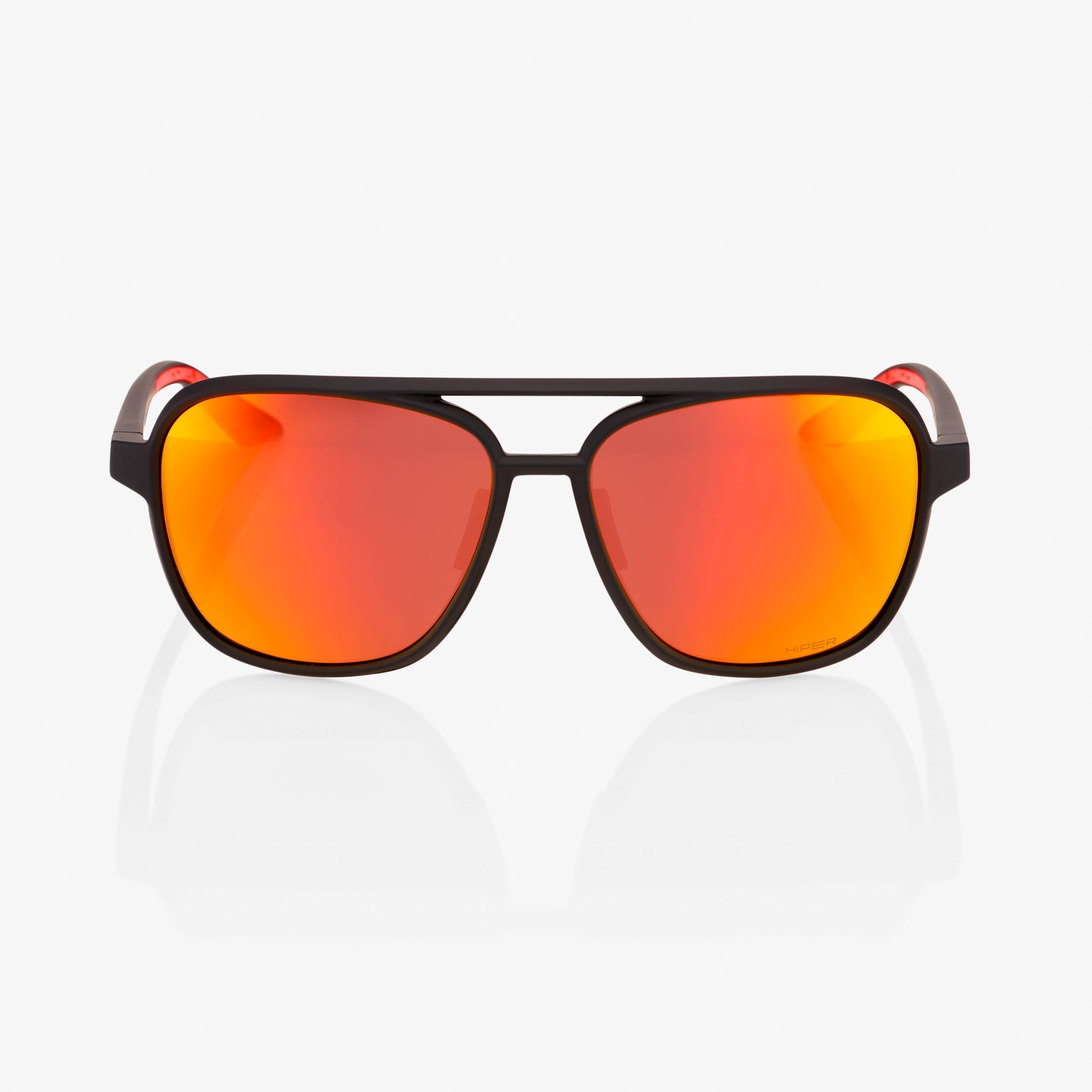 Kasia - Negro Soft Tact - Lente Espejo Multicapa HiPER Rojo