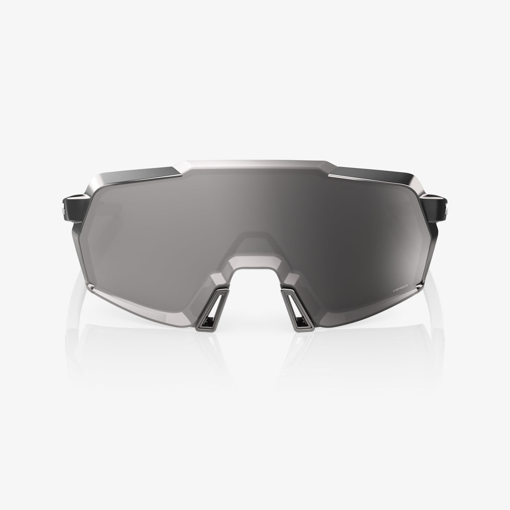 KORBIN - Negro Brillante Cromado - Espejo Cromado Plateado HiPER