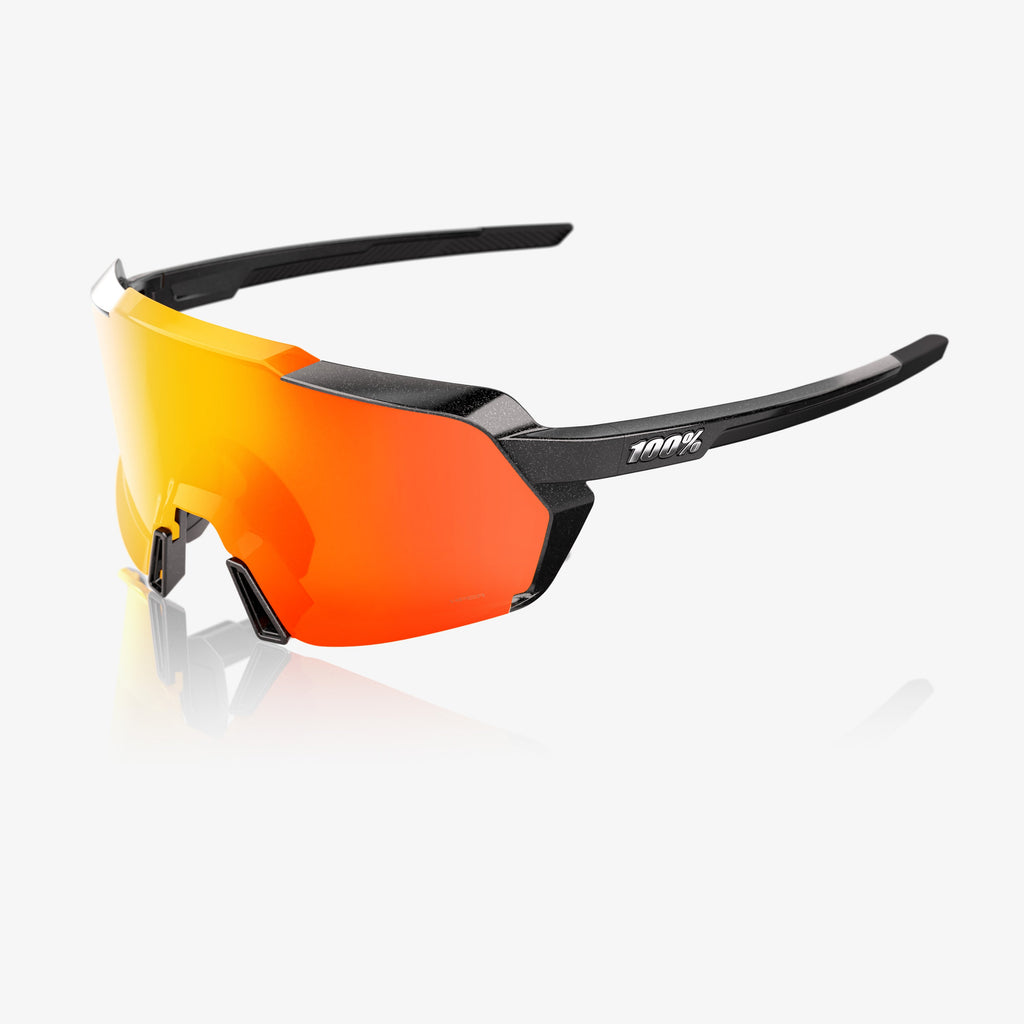 KORBIN - Negro Metálico Brillante - Espejo Multicapa Rojo HiPER