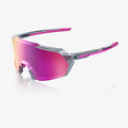 KORBIN - Gris Translúcido Brillante - Espejo Multicapa Violeta