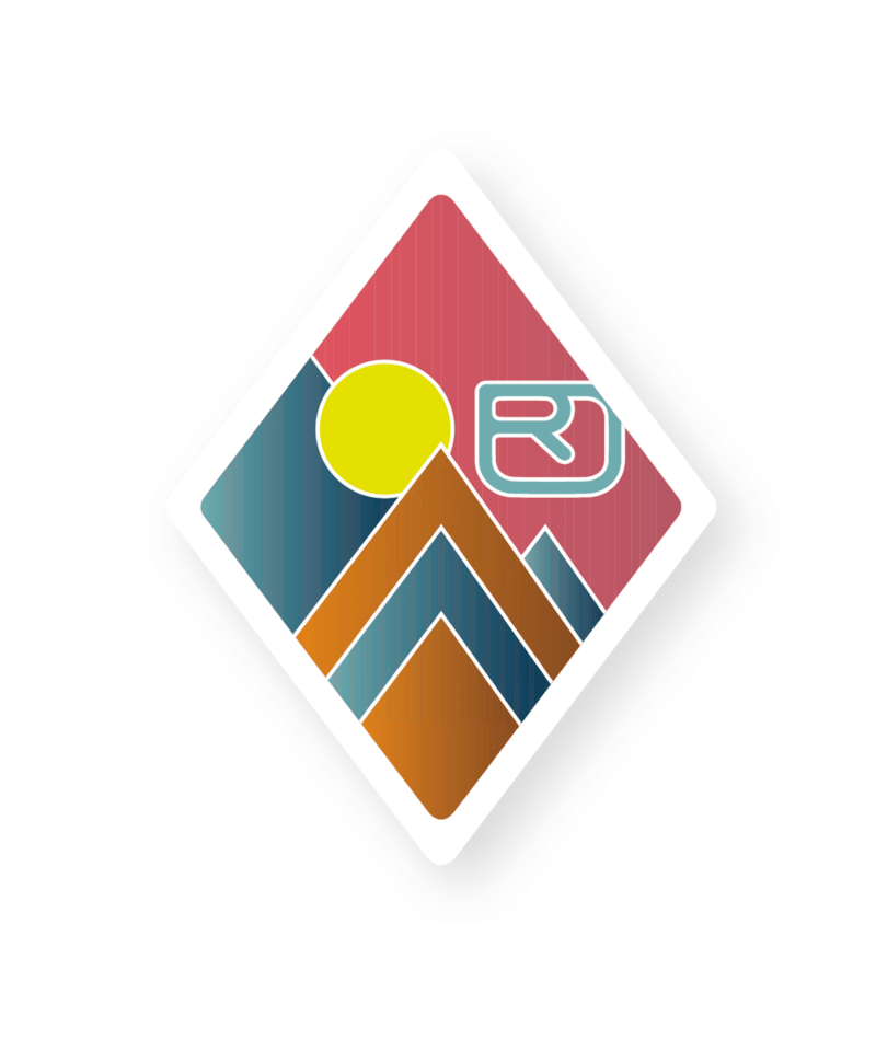 "STICKER LOGO DIAMOND" - "diverse Farben"